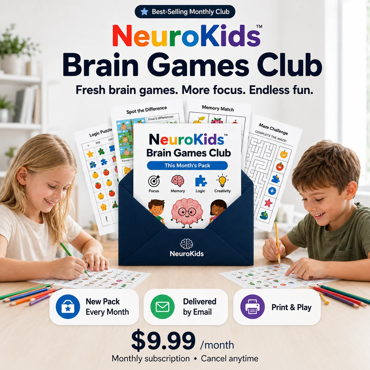 NeuroKids Brain Games Club