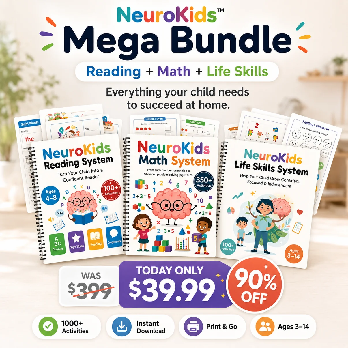 NeuroKids Mega Learning Bundle